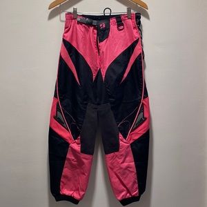 Womens pink four profile racing atv Moto bmx pants size 5/6